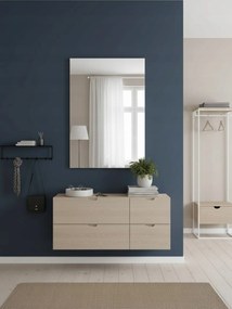 Led tükör 80x60 cm Fürdőszoba, Nappali, Iroda, Szálloda, érintésre Pl