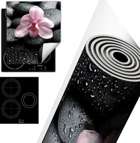 Tűzhelyvédő Szőnyeg Asztali Dekoráció 45x52 virág cseppek