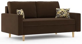 ETNA II modell 2 kisméretű kinyitható kanapé Barna