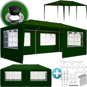 NEAPOL rendezvénysátor, 3x6m, zöld Jurhan