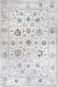 Hagyományos szőnyeg nappaliba 155x235cm,klasszikus krémszürke, puha szőr