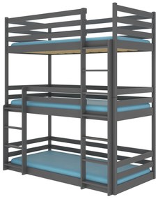 Emeletes gyerekágy 200x90 cm. Akció -17%. 1052292