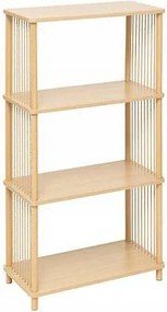 Kord könyvespolc 4 szintes natúr