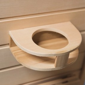 Sauna DeLuxe 4440 CB / CR, barna