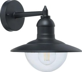 Top Light - Kültéri fali lámpa VERONA 1xE27/12W/230V IP44, fekete