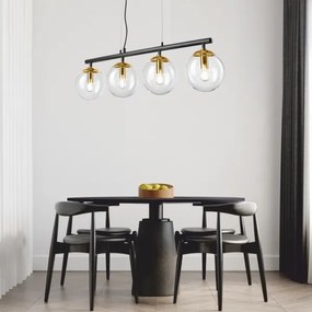 Csillár zsinóron ELOISE 4xE14/15W/230V