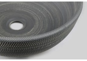 Sapho - Ráültethető mosdó PRIORI, átm. 41 cm, kerámia/szürke