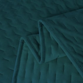 Bársony ágytakaró ASTRALIA, petrol színű Méret: 200 x 220 cm