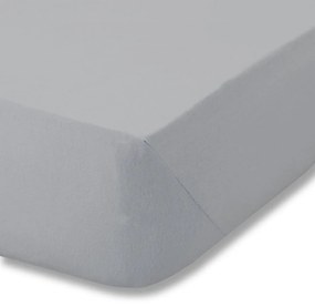 Szürke gumis flanel lepedő 150x200 cm Brushed – Catherine Lansfield