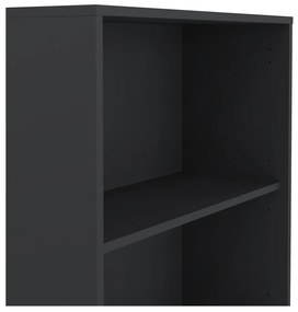 Antracitszürke könyvespolc 80x205 cm Sign – Tvilum