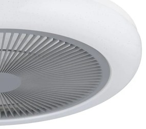 Eglo 35138 - LED Dimmelhető mennyezeti ventilátor KOSTRENA LED/25,5W/230V szürke + távirányító
