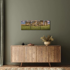 Stonehenge képe (órával) (90x30 cm)