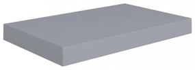 4 db szürke MDF lebegő fali polc 40 x 23 x 3,8 cm