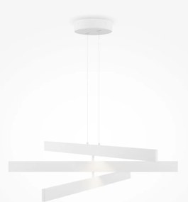MAYTONI MOD163PL-L38W4K1 ORIGAMI Modern Led Függesztett Lámpa Fehér LED IP20