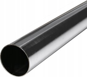 Fém karnisrúd, nikkel színű, 19 mm átmérőjű, 180 cm