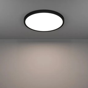 Eglo 901725 - LED RGBW dimmelhető fürdőszobai mennyezeti lámpa FUEVA-Z LED/17,5W/230V 38,9cm IP44 fekete