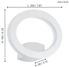 Eglo 96274 - LED kültéri fali lámpa EMOLLIO LED/10W/230V IP44