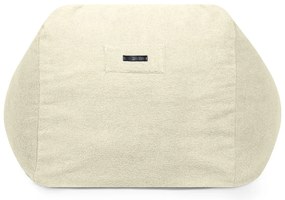 Krémszínű buklé babzsákfotel Sofa Snug – SLOWDOWN