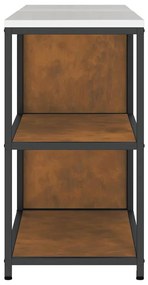 Konyhai Tároló Készlet polcokkal 2 pcs Rozsdás 180 x 50 x 92 cm