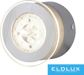ELDLUX Fali és mennyezeti lámpa 4W NW króm