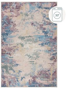 Kék-lila mosható szőnyeg újrahasznosított szálkeverékből 80x150 cm Reid – Flair Rugs