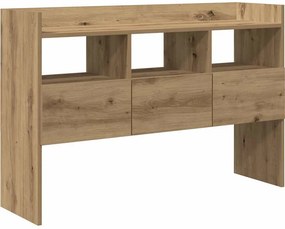 vidaXL kézműves tölgy színű szerelt fa tálalószekrény 105x30x70 cm