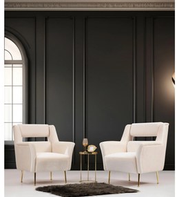 Fotel Mirosulla (krém + arany). 1106525