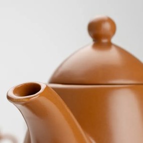 Kerámia tea készlet barna