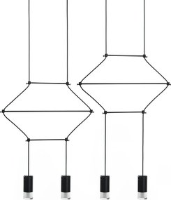 King Home FLUSSO LINE JD0032-4P Függőlámpa 4x3W/G9 3000K 960LMLM IP20