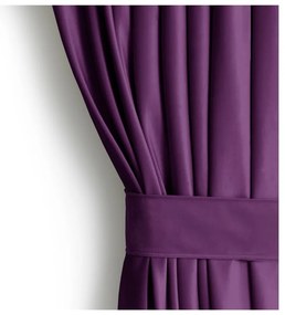 Lila bársony dimout (részleges sötétítő) függöny 140x270 cm Eyelets – Restilo