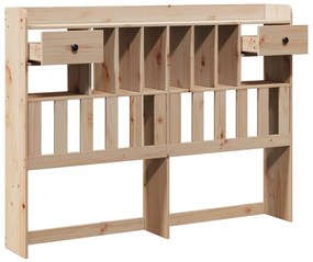tömör fenyőfa fejtámla tárolóval 160 cm