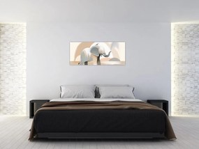 Kép - Elefánt pasztell színekben (120x50 cm)