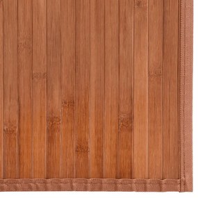 négyszögletű barna bambusz szőnyeg 70 x 1000 cm