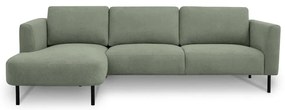 Zöld sarokkanapé (bal oldali) Hero – Scandic