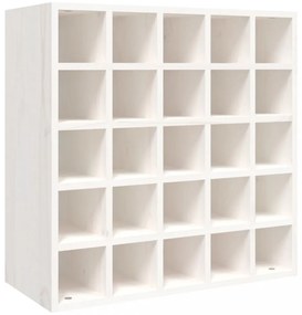 fehér tömör fenyőfa borszekrény 56 x 25 x 56 cm