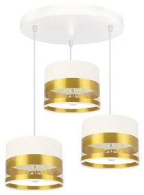 Csillár zsinóron MILO 3xE27/60W/230V arany