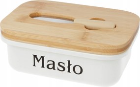 Vajtartó Fedél Fa Kés Brunbeste Fehér