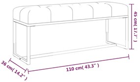 sötétzöld bársony pad 110 x 36 x 45 cm