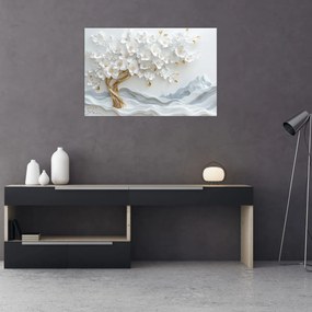 Kép – 3D elegáns életfa (90x60 cm)