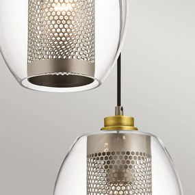 Kichler Asher II KL-ASHER-3PC-AP Függőlámpa 3x60 W/E27
