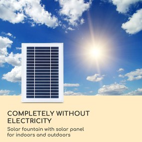 Blumfeldt Stonehenge XL, napelemes szökőkút, LED világítás, polyresin, lítium-ion akkumulátor