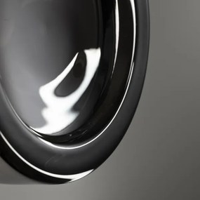 Ideal Lux - LED fürdőszobai mennyezeti lámpa LOLLY 1xGX53/9W/230V átm.10,5 cm fekete/füstszínű