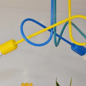 LED gyereklámpa OXFORD 3xE27/15W/230V mennyezeti