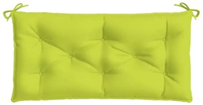 élénkzöld oxford szövet kerti padpárna 110 x 50 x 7 cm