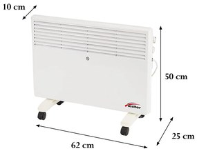 Asama elektromos fűtőtest 750W/1500W