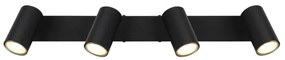 Globo 57911-4B - ROBBY 4xGU10/35W/230V fekete spotlámpa