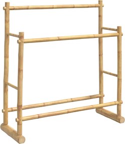 vidaXL bambusz ruhatartó állvány 100 x 30 x 100 cm
