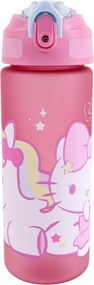 Hello Kitty Unicorn műanyag matt szívószálas kulacs 600 ml