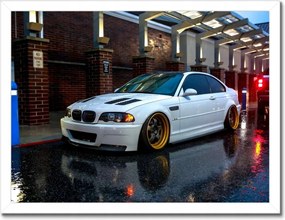 Poszterek keretben 40x30 Bmw alacsony profilú gumiabroncsok