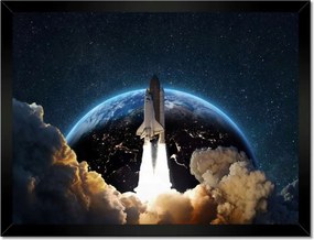 Poszterek keretben 40x30 Rakéta indítás az űrbe